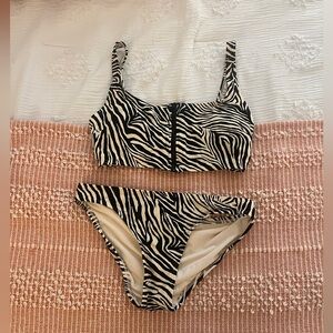 Michael Kors Zebra Print Bikini